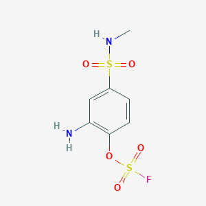 2-Amino-1-fluorosulfonyloxy-4-(methylsulfamoyl)benzene
