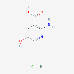 molecular formula C6H7ClN2O3 B2708639 2-Amino-5-hydroxypyridine-3-carboxylic acid hydrochloride CAS No. 1955554-78-5