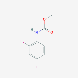 molecular formula C8H7F2NO2 B2708648 (2,4-Difluoro-phenyl)-carbamic acid methyl ester CAS No. 544440-09-7