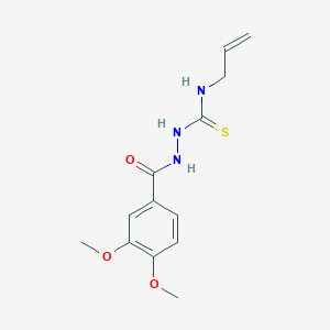 N-allyl-2-(3,4-dimethoxybenzoyl)hydrazinecarbothioamide
