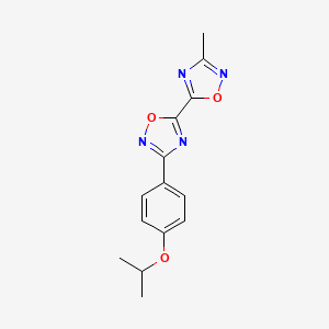 3-(4-Isopropoxyphenyl)-3'-methyl-5,5'-bi-1,2,4-oxadiazole