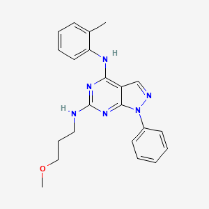 N~6~-(3-methoxypropyl)-N~4~-(2-methylphenyl)-1-phenyl-1H-pyrazolo[3,4-d]pyrimidine-4,6-diamine