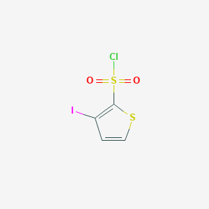 molecular formula C4H2ClIO2S2 B2708749 3-碘噻吩-2-磺酰氯 CAS No. 2230803-95-7
