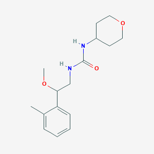 3-[2-methoxy-2-(2-methylphenyl)ethyl]-1-(oxan-4-yl)urea