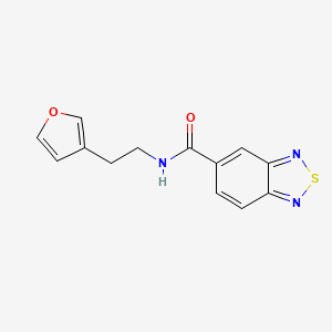 N-(2-(furan-3-yl)ethyl)benzo[c][1,2,5]thiadiazole-5-carboxamide