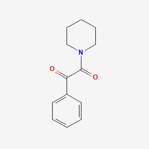 molecular formula C13H15NO2 B2708813 1-Phenyl-2-(piperidin-1-yl)ethane-1,2-dione CAS No. 14377-63-0