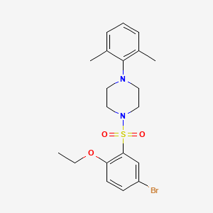 1-(5-Bromo-2-ethoxyphenyl)sulfonyl-4-(2,6-dimethylphenyl)piperazine