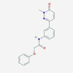 N-(3-(1-methyl-6-oxo-1,6-dihydropyridazin-3-yl)phenyl)-2-phenoxyacetamide