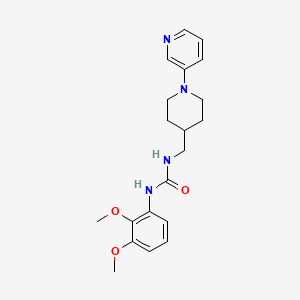 molecular formula C20H26N4O3 B2708857 1-(2,3-Dimethoxyphenyl)-3-((1-(pyridin-3-yl)piperidin-4-yl)methyl)urea CAS No. 2034614-78-1