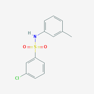 molecular formula C13H12ClNO2S B2708858 3-chloro-N-(m-tolyl)benzenesulfonamide CAS No. 16936-92-8