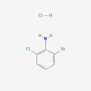 molecular formula C6H6BrCl2N B2708868 2-Bromo-6-chloroaniline hydrochloride CAS No. 2225136-71-8