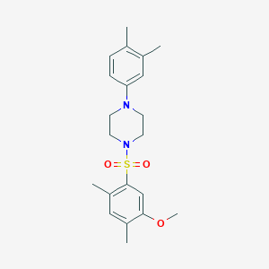 1-(3,4-Dimethylphenyl)-4-(5-methoxy-2,4-dimethylbenzenesulfonyl)piperazine