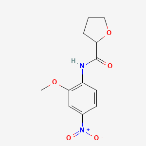 N-(2-methoxy-4-nitrophenyl)tetrahydrofuran-2-carboxamide