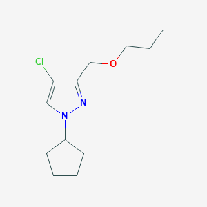 4-chloro-1-cyclopentyl-3-(propoxymethyl)-1H-pyrazole