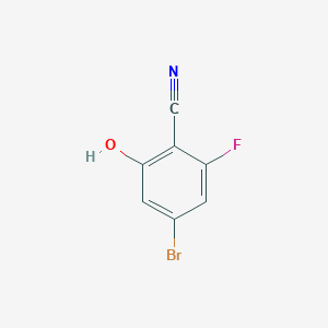 4-Bromo-2-fluoro-6-hydroxybenzonitrile