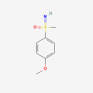 molecular formula C8H11NO2S B2708994 S-Methyl-S-(4-methoxyphenyl) sulfoximine CAS No. 77970-95-7