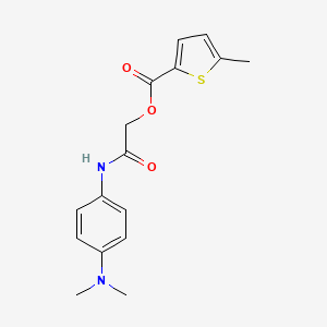 [2-[4-(Dimethylamino)anilino]-2-oxoethyl] 5-methylthiophene-2-carboxylate