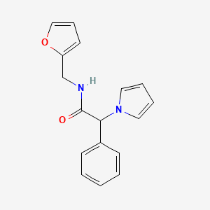 N-(furan-2-ylmethyl)-2-phenyl-2-(1H-pyrrol-1-yl)acetamide