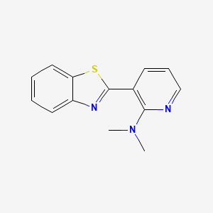 3-(1,3-benzothiazol-2-yl)-N,N-dimethyl-2-pyridinamine