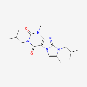 4,7-Dimethyl-2,6-bis(2-methylpropyl)purino[7,8-a]imidazole-1,3-dione