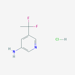 5-(1,1-Difluoroethyl)pyridin-3-amine hydrochloride