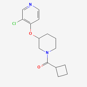 (3-((3-Chloropyridin-4-yl)oxy)piperidin-1-yl)(cyclobutyl)methanone