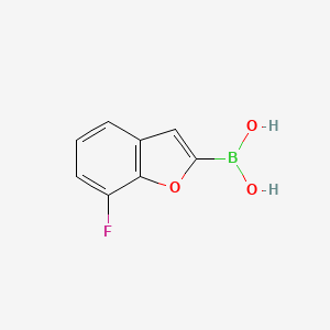(7-Fluoro-1-benzofuran-2-yl)boronic acid