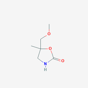 5-(Methoxymethyl)-5-methyl-1,3-oxazolidin-2-one