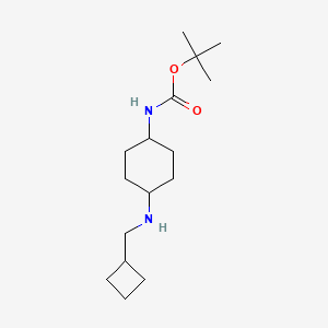 tert-Butyl (1R*,4R*)-4-[(cyclobutylmethyl)amino]cyclohexylcarbamate