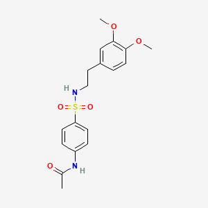 N-(4-(((2-(3,4-Dimethoxyphenyl)ethyl)amino)sulfonyl)phenyl)ethanamide