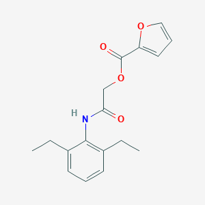 molecular formula C17H19NO4 B270923 2-(2,6-Diethylanilino)-2-oxoethyl 2-furoate 