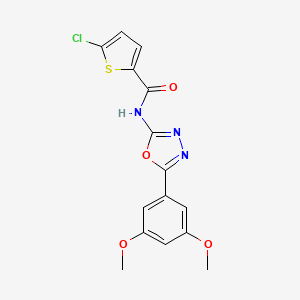 5-chloro-N-(5-(3,5-dimethoxyphenyl)-1,3,4-oxadiazol-2-yl)thiophene-2-carboxamide