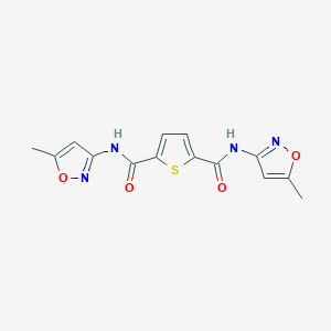 N2,N5-bis(5-methylisoxazol-3-yl)thiophene-2,5-dicarboxamide