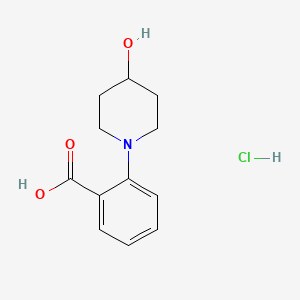2-(4-Hydroxypiperidin-1-yl)benzoic acid;hydrochloride
