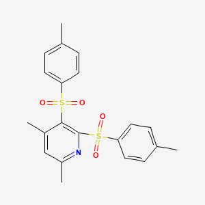 4,6-Dimethyl-2,3-bis[(4-methylphenyl)sulfonyl]pyridine