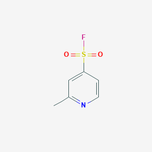 molecular formula C6H6FNO2S B2709332 2-Methylpyridine-4-sulfonyl fluoride CAS No. 2225147-14-6