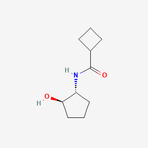 N-[(1R,2R)-2-Hydroxycyclopentyl]cyclobutanecarboxamide
