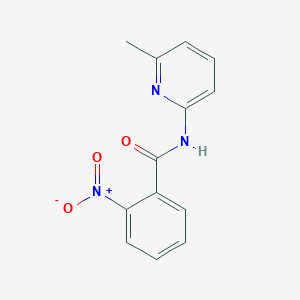 molecular formula C13H11N3O3 B2709385 N-(6-methylpyridin-2-yl)-2-nitrobenzamide CAS No. 326901-31-9