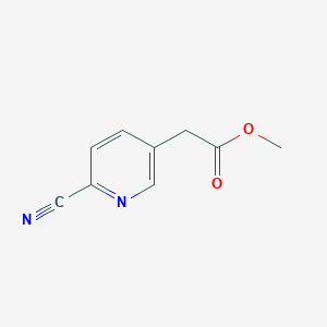 Methyl 2-(6-cyanopyridin-3-yl)acetate