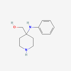[4-(Phenylamino)piperidin-4-yl]methanol