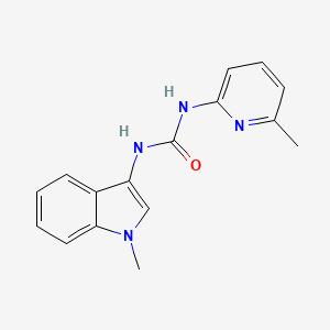 molecular formula C16H16N4O B2709419 1-(1-methyl-1H-indol-3-yl)-3-(6-methylpyridin-2-yl)urea CAS No. 899990-63-7