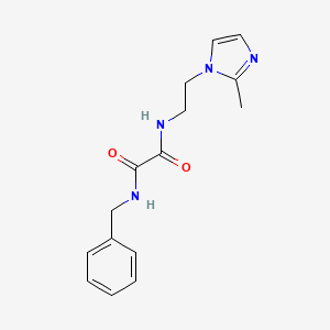 N1-benzyl-N2-(2-(2-methyl-1H-imidazol-1-yl)ethyl)oxalamide