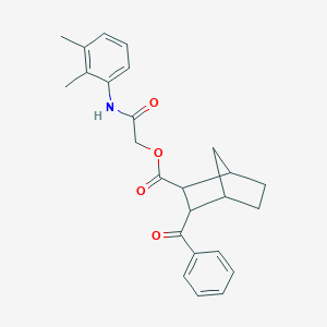 molecular formula C25H27NO4 B270949 2-(2,3-Dimethylanilino)-2-oxoethyl 3-benzoylbicyclo[2.2.1]heptane-2-carboxylate 