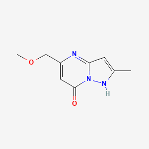 5-(Methoxymethyl)-2-methylpyrazolo[1,5-a]pyrimidin-7-ol