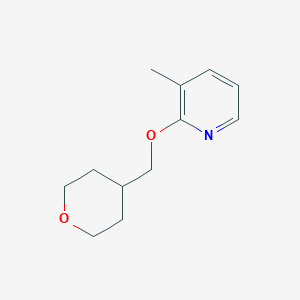 3-Methyl-2-[(oxan-4-yl)methoxy]pyridine