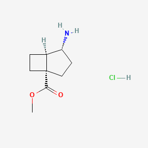 Methyl (1S,4R,5R)-4-aminobicyclo[3.2.0]heptane-1-carboxylate;hydrochloride