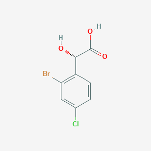 (2S)-2-(2-Bromo-4-chlorophenyl)-2-hydroxyacetic acid