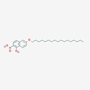 B2709514 6-(Heptadecyloxy)-1-hydroxy-2-naphthoic acid CAS No. 314755-27-6