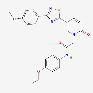 N-(4-ethoxyphenyl)-2-{5-[3-(4-methoxyphenyl)-1,2,4-oxadiazol-5-yl]-2-oxo-1,2-dihydropyridin-1-yl}acetamide