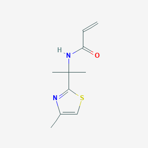 N-[2-(4-Methyl-1,3-thiazol-2-yl)propan-2-yl]prop-2-enamide